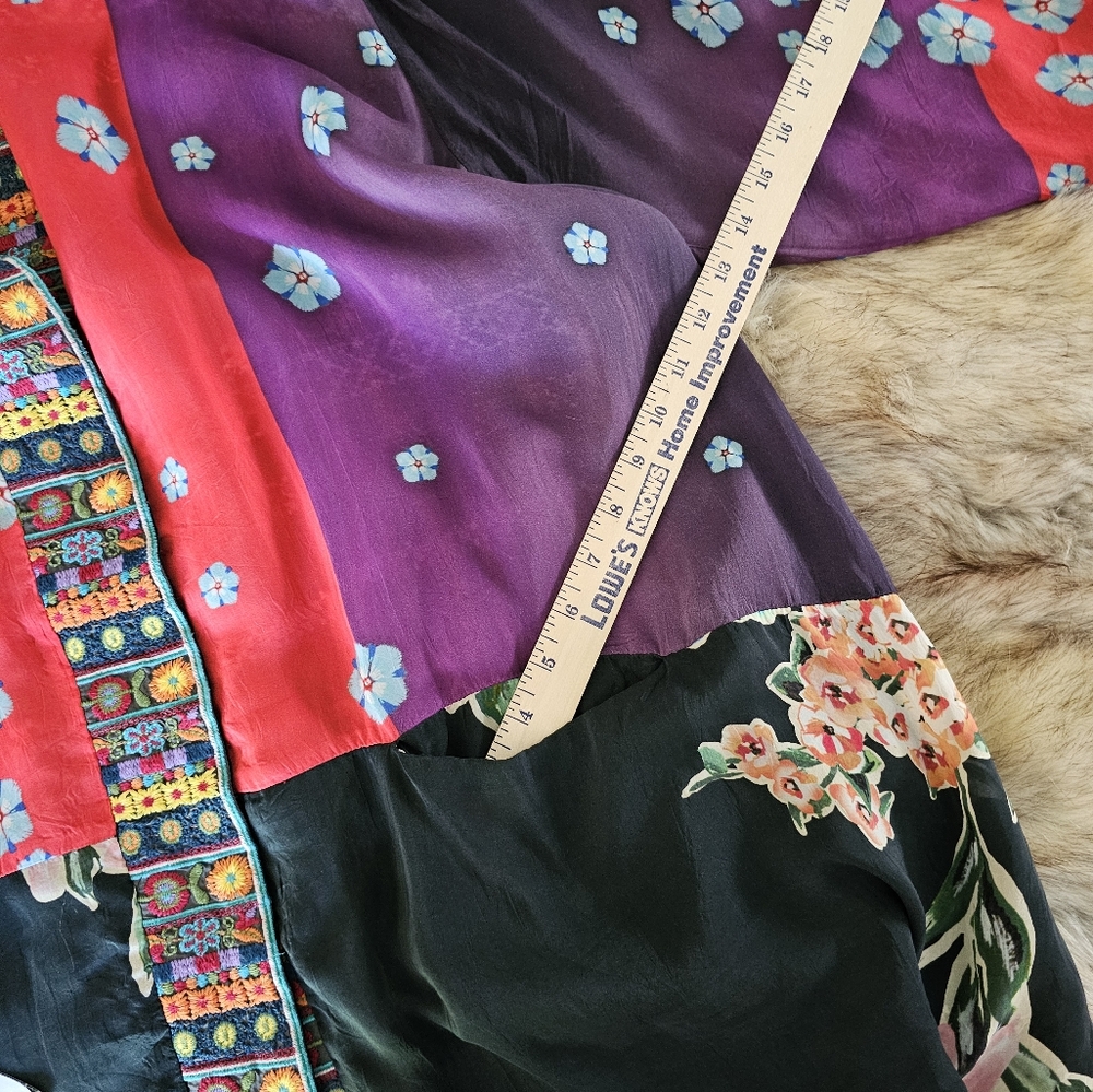 Johnny WAS silk Kimono - Picture 9 of 16